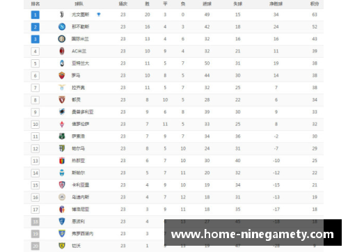 AC米兰联赛排名及未来展望分析